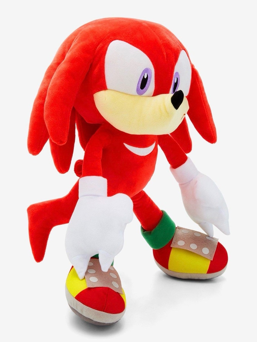 Sonic the Hedgehog Red Knuckles Plush Character Backpack- New